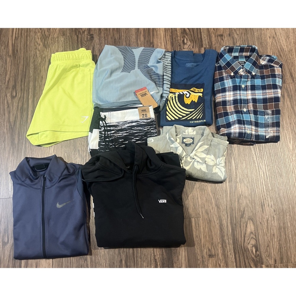 Men's Lot of 8 Pieces Size S Mix Of Great Brands Some New With Tags